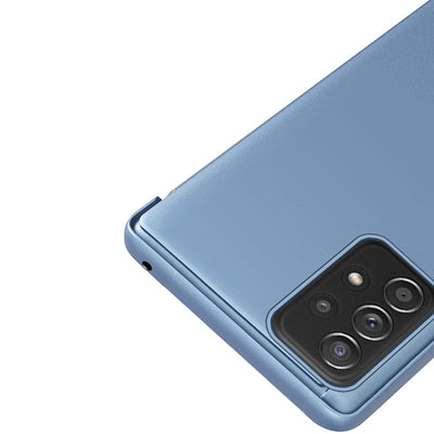 Clear View Case flip cover for Samsung Galaxy A73 blue — Hurtel