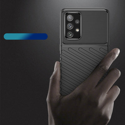 Thunder Case flexible armored cover for Samsung Galaxy A73 black — Hurtel
