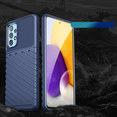 Thunder Case flexible armored cover for Samsung Galaxy A73 blue — Hurtel