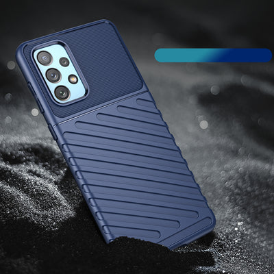 Thunder Case flexible armored cover for Samsung Galaxy A73 blue — Hurtel