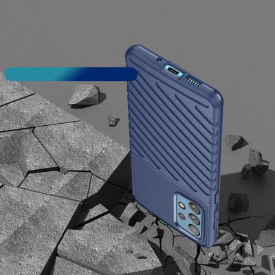 Thunder Case flexible armored cover for Samsung Galaxy A73 blue — Hurtel