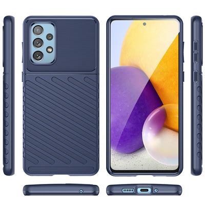 Thunder Case flexible armored cover for Samsung Galaxy A73 blue — Hurtel