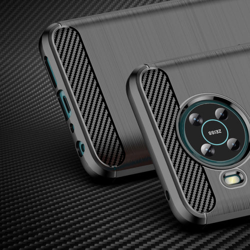 Carbon Case Flexible cover for Nokia X100 black — Hurtel