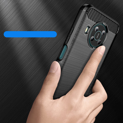 Carbon Case Flexible cover for Nokia X100 black — Hurtel