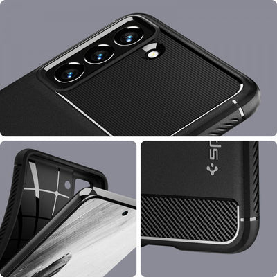Spigen Rugged Armor Case for Samsung Galaxy S21 FE - Matte Black