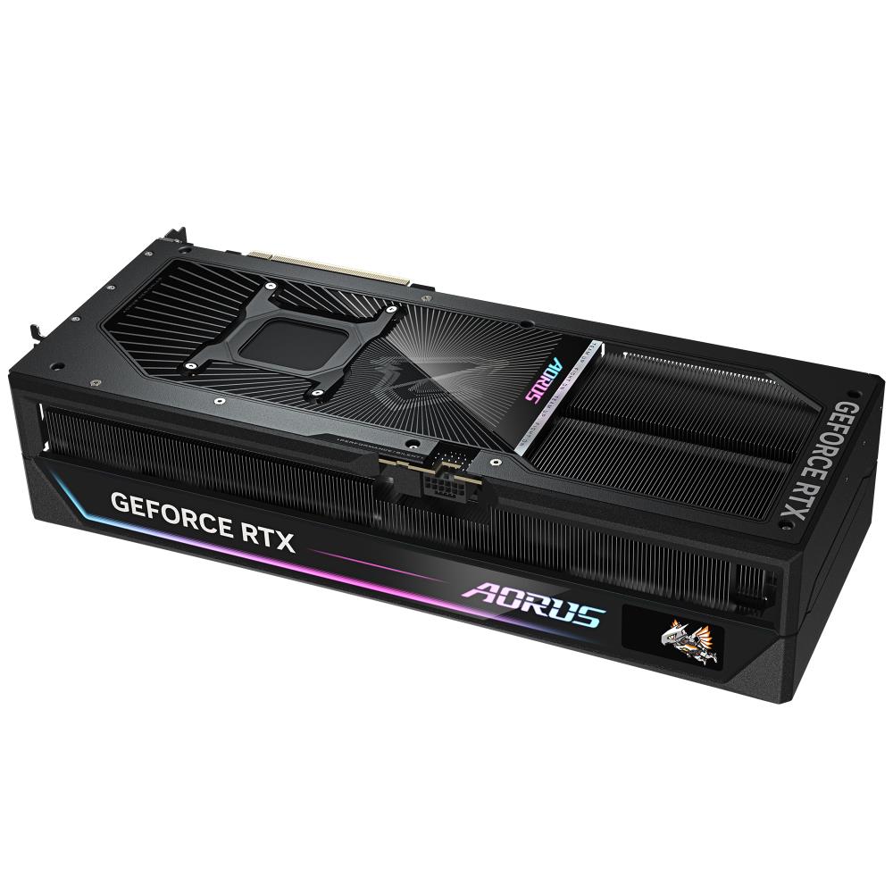 Graphics Card GIGABYTE NVIDIA GeForce RTX 5090 32 GB GDDR7 512 bit PCIE 5.0 16x GPU 2655 MHz Triple slot Fansink 1xHDMI 3xDisplayPort N5090AORUSM-32GD