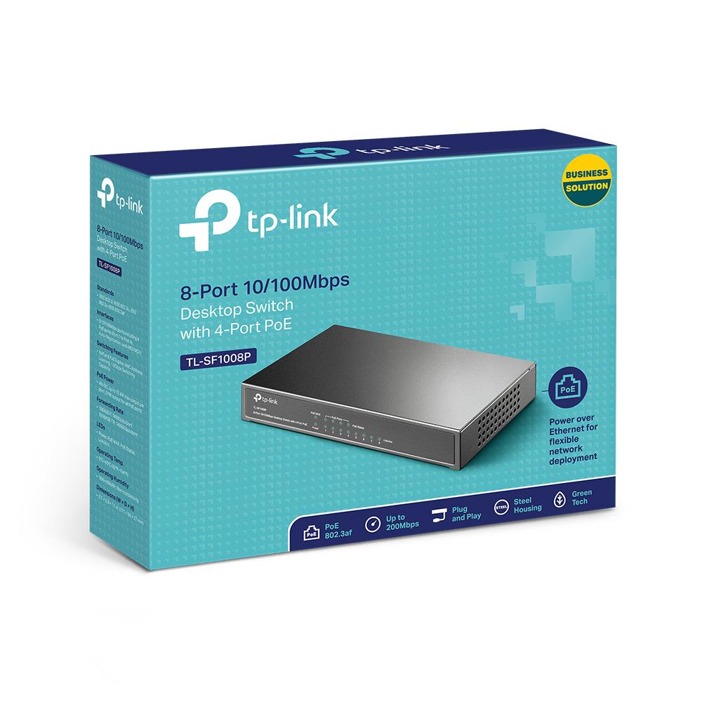 Switch TP-LINK 8x10Base-T / 100Base-TX TL-SF1008P