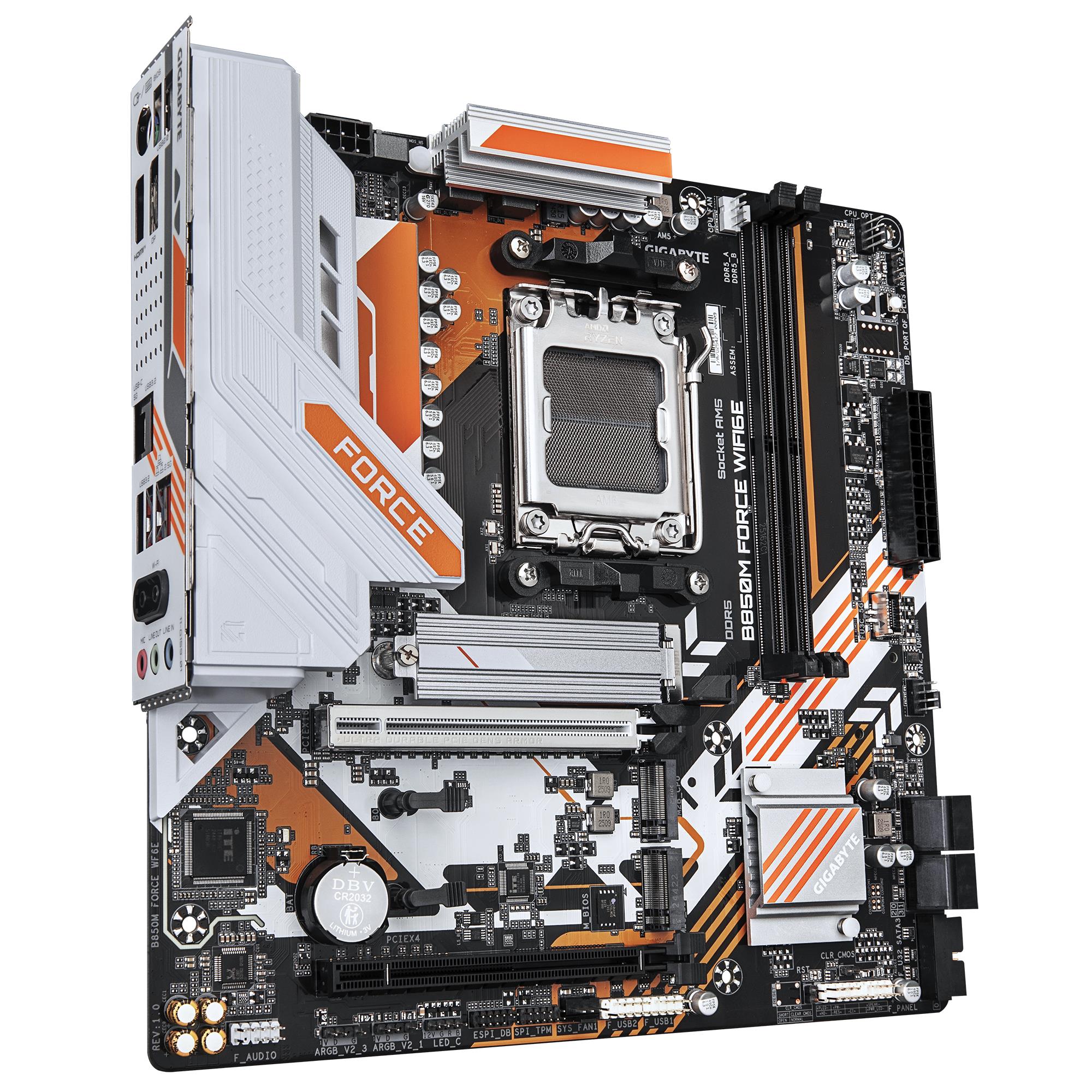 Mainboard GIGABYTE AMD B850 SAM5 Micro-ATX Memory DDR5 Memory slots 2 B850MFORCEWF6E