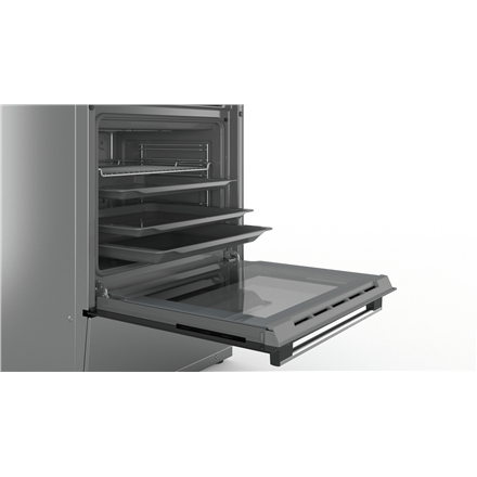 Bosch | Cooker | HKR39A250U | Hob type Vitroceramic | Oven type Electric | Stainless steel | Width 60 cm | Depth 60 cm |
