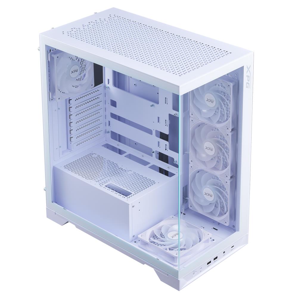 Case ADATA INVADER X BTF MidiTower Case product features Transparent panel ATX MicroATX MiniITX Colour White INVADERXBTFMT-WHCWW