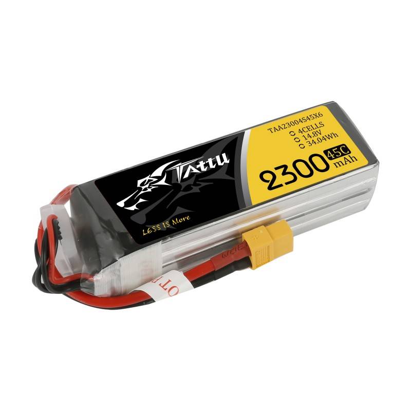 Battery Tattu 2300mAh 14,8V 75C 4S1P XT60 - Image 2