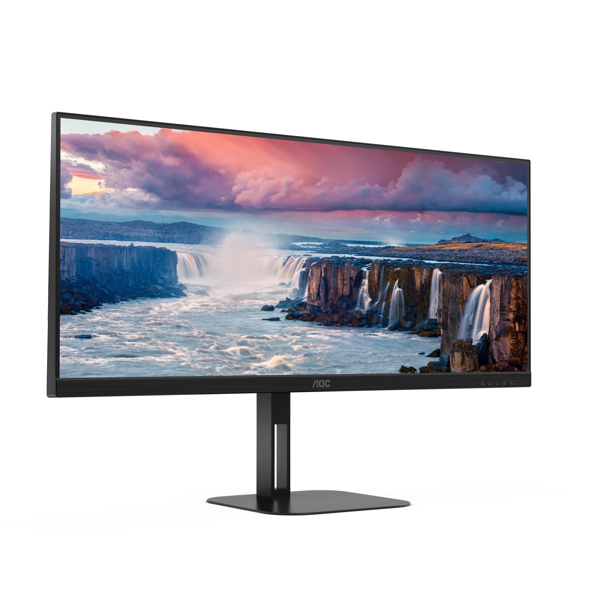LCD Monitor AOC 34 " 3440 x 1440 pixels UltraWide Quad HD Native aspect ratio 21:9 LCD Flat U34V5C/BK