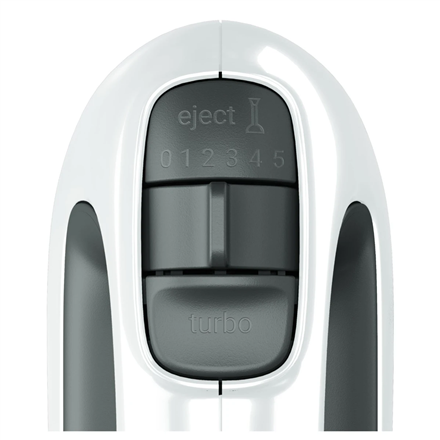 TEFAL | Hand mixer | HT460138 Prep'Mix | 500 W | Hand Mixer | Number of speeds 5 | Turbo mode | White/Grey
