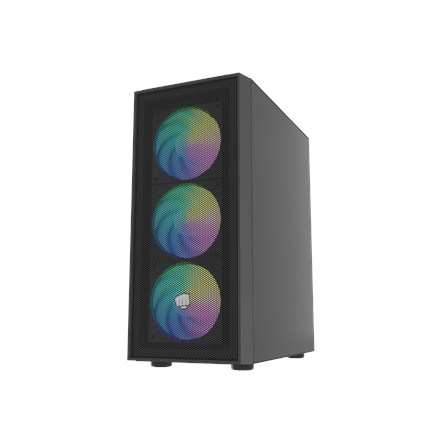 Fury PC Case | SHOBO SH8F ARGB | Black | Midi Tower