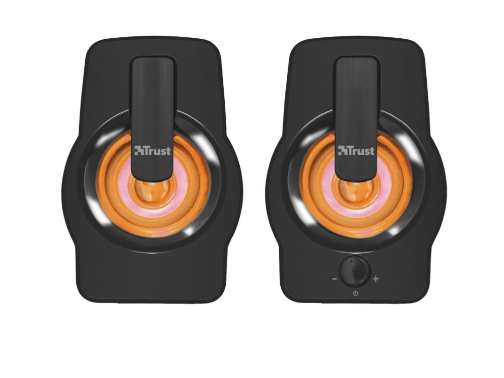 Speaker TRUST Gemi RGB P.M.P.O. 12 Watts 1xAudio-In Black 22948