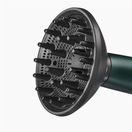 BABYLISS | Hair dryer | D6555DE | 1700 W | Number of temperature settings 3 | Ionic function | Diffuser nozzle | Green