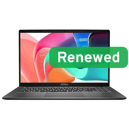 MSI Renewed Grade A | Modern 15 F13MG | 15.6 " | i3-1315U | 16 GB | SSD | 512 GB | Intel UHD Graphics | Windows 11 Home 