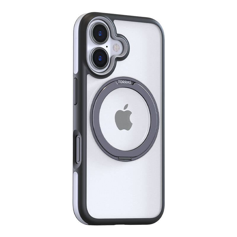 Torras Ostand R Fusion Case for iPhone 16 (Black) - Image 1