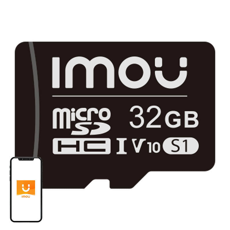 Memory card IMOU microSD 32GB (UHS-I, SDHC, 10/U1/V10, 90/20) - Image 1