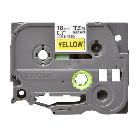 Brother | TZe-641 Laminated Tape | Black On Yellow | TZe | 8 m | 1.8 cm