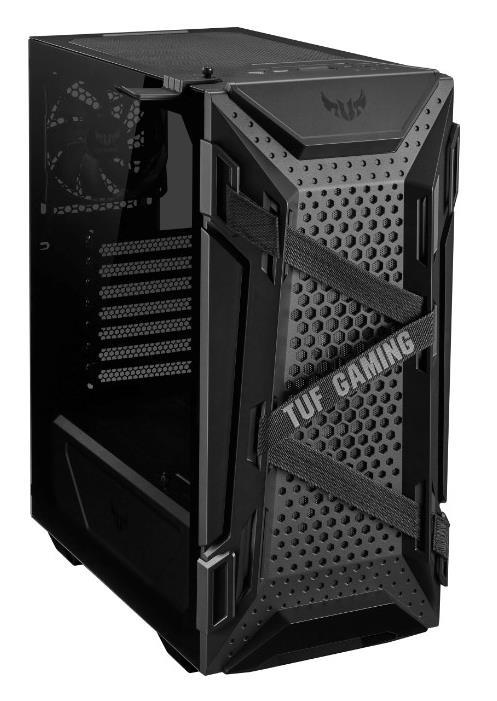 Case ASUS TUF Gaming GT301 MidiTower Not included ATX MicroATX MiniITX Colour Black GT301TUFGAMINGCASE