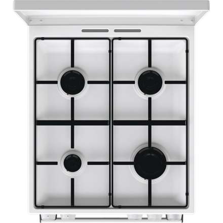 Gorenje Cooker | GG5A14WJ | Hob type Gas | Oven type Gas | White | Width 50 cm | Depth 59.4 cm | Energy efficiency class