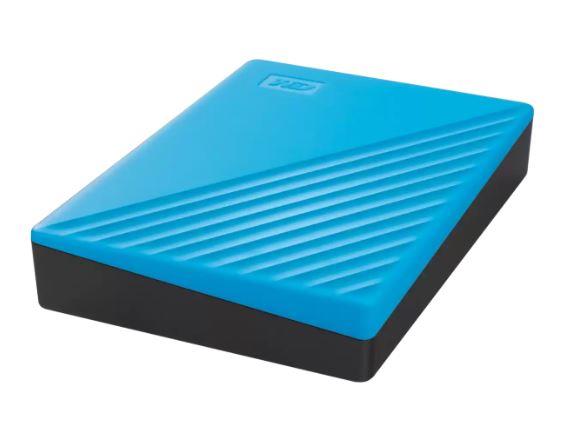 External HDD WESTERN DIGITAL My Passport 6TB USB 2.0 USB 3.2 Colour Sky Blue WDBR9S0060BBL-WESN