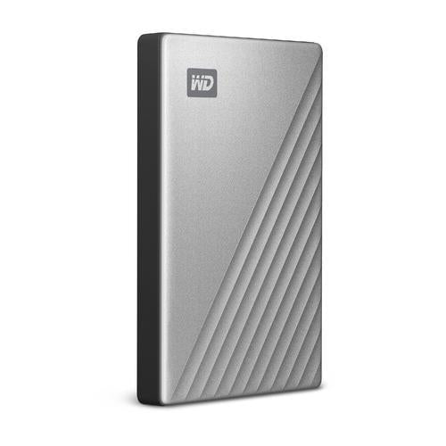 External HDD WESTERN DIGITAL My Passport Ultra 2TB USB 3.0 USB-C Colour Silver WDBC3C0020BSL-WESN
