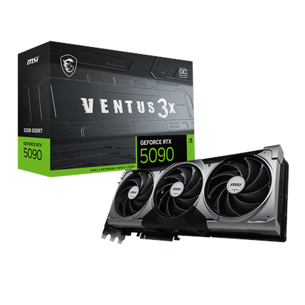 MSI GeForce RTX 5090 32G VENTUS 3X OC | NVIDIA | 32 GB | GeForce RTX 5090 | GDDR7 | HDMI ports quantity 1 | PCI Express 