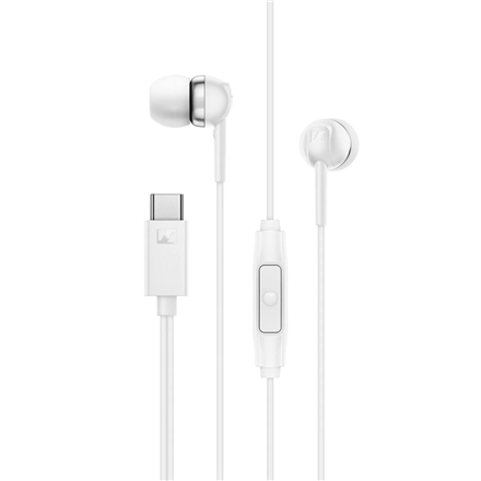 Sennheiser Headphones | CX 80U | Wired | In-ear | Microphone | White