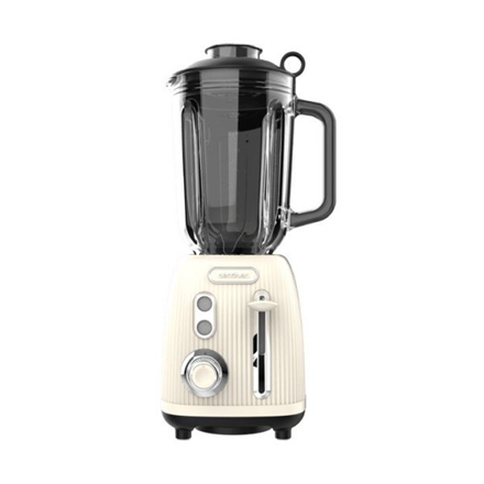 Blender | Power Black Titanium RetroBeige | Cecotec Tabletop | 1200 W | Jar capacity 1.5 L | Jar material Glass | Beige