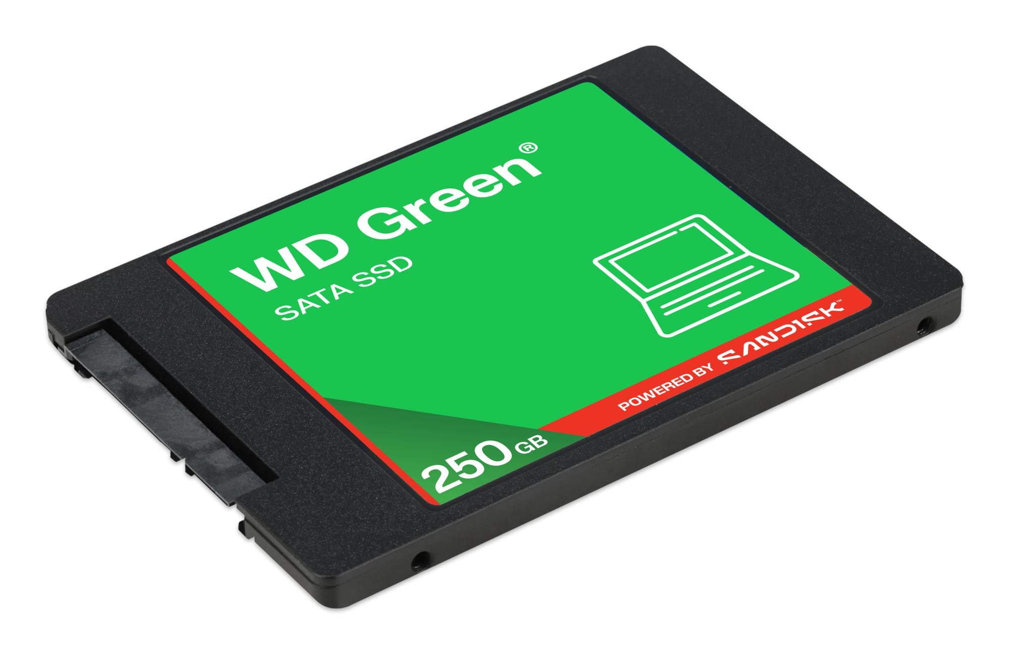 SSD SANDISK Green POWERED BY SANDISK 250 GB Serial ATA III Read speed 545 MB/s 2.5" WDS250G5G0A
