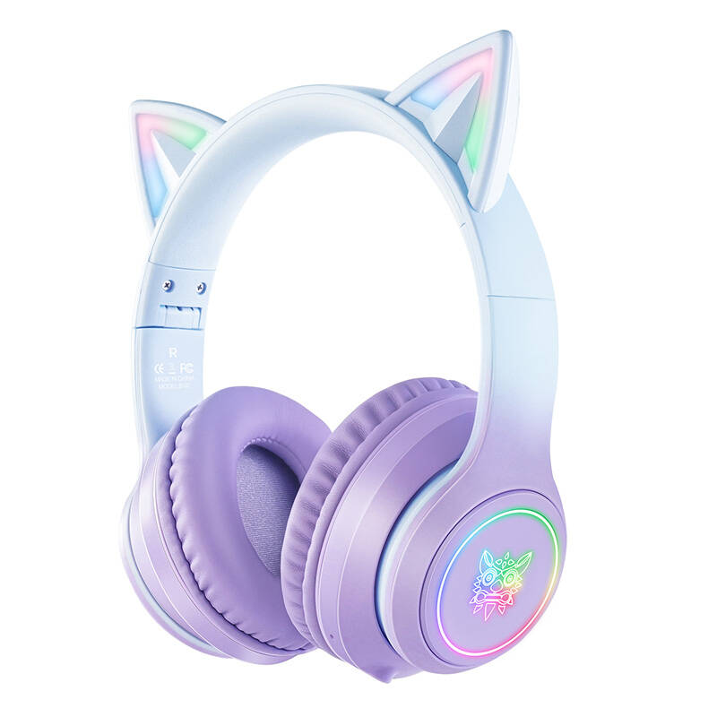 ONIKUMA B90 Gaming headset (Blue/Purple) - Image 1