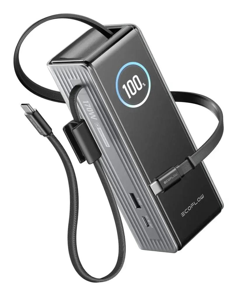 POWER BANK USB 25000MAH RAPID/170W SILVER 5023001030 ECOFLOW