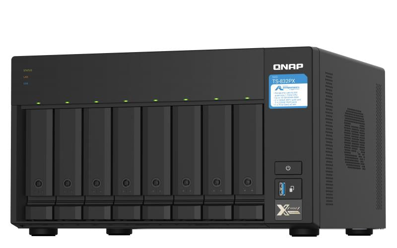 NAS STORAGE TOWER 8BAY/NO HDD TS-832PX-4G QNAP