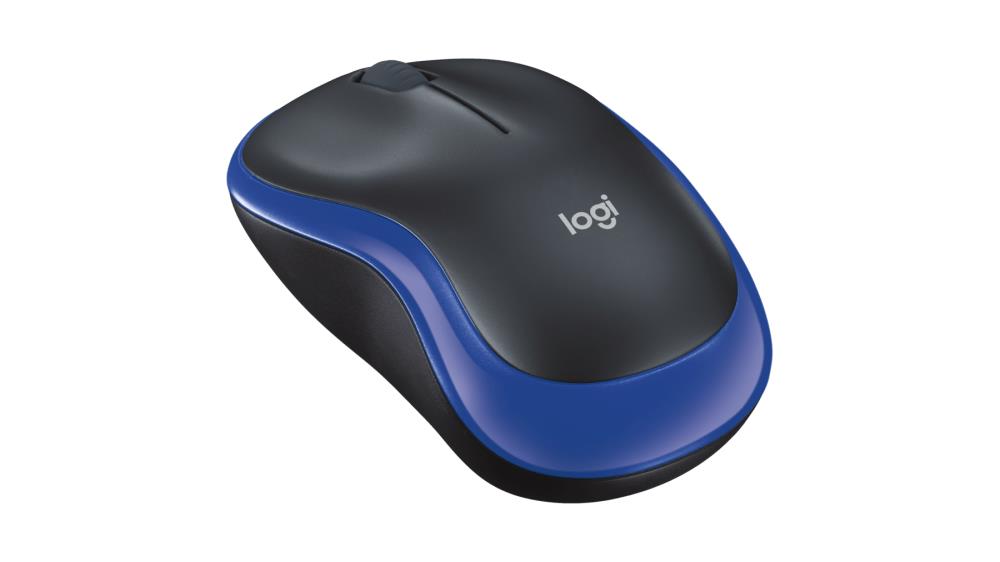 MOUSE USB OPTICAL WRL M185/BLUE 910-002239 LOGITECH