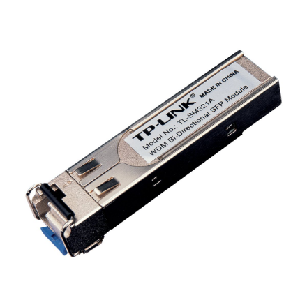 TP-LINK | 1000 Base-BX WDM Bi-Directional SFP Module | TL-SM321A-2 | 9/125 μm SMF (Single-Mode Fiber) | 9/125 μm SMF (Si