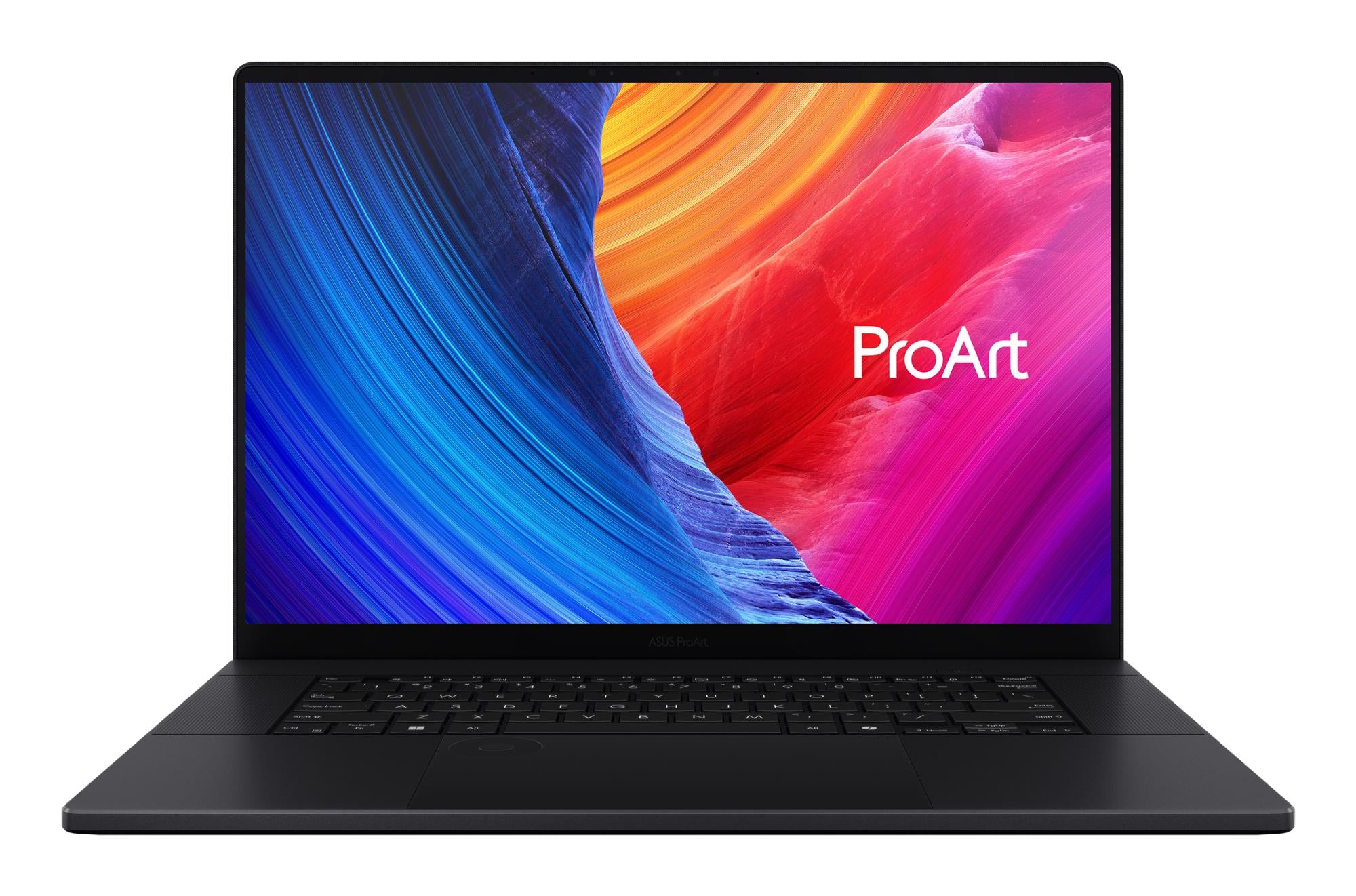 Notebook ASUS ProArt H7606WP-SR231X Copilot+ PC CPU AMD Ryzen AI 9 HX 370 2 GHz 16 " 2880 x 1800 pixels Yes RAM 64 GB LPDDR5x-SDRAM SSD 2000 GB Discrete graphics NVIDIA GeForce RTX 5070 8 GB On-board graphics Yes OS installed Windows 11 Pro Colour Black