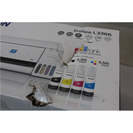SALE OUT. Epson EcoTank L3366 Multifunctional Printer | SALE OUT. | Epson Multifunctional printer | EcoTank L3366 | Inkj