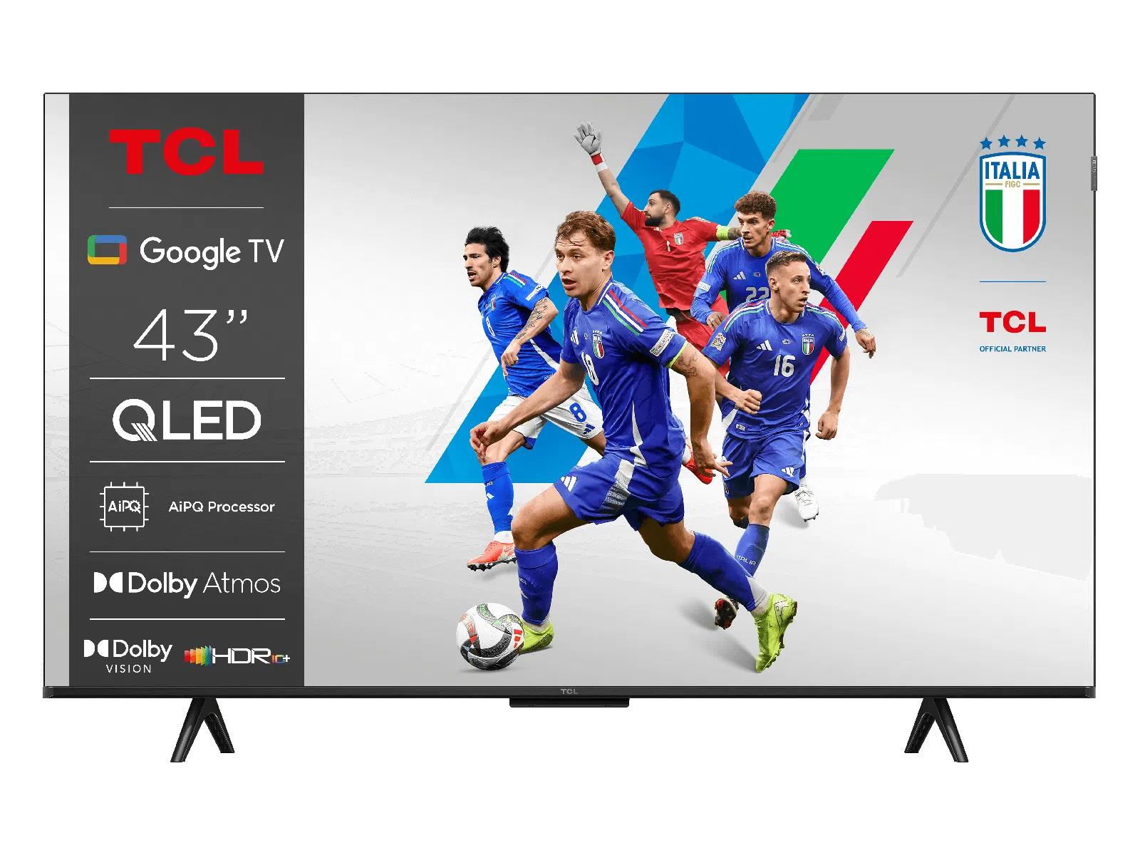 TV Set TCL 43 " 4K Ultra HD 3840 x 2160 pixels Flat 16:9 QLED 43T69C