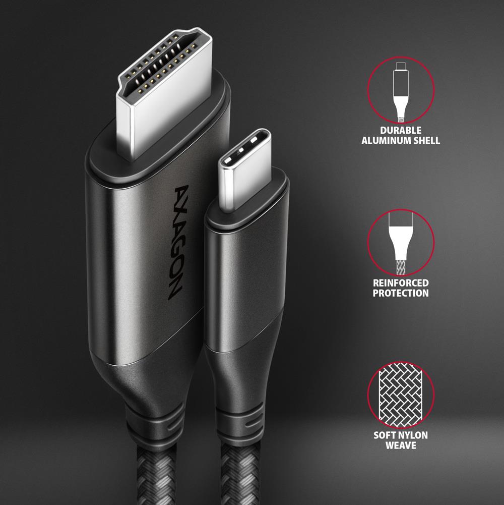 CABLE USB-C TO HDMI 1.8M/RVC-HI2MC AXAGON