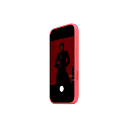 Apple iPhone 17 Pro Silicone Case with MagSafe – Bright Guava | Apple