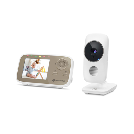 Motorola | Video Baby Monitor | VM483 2.8" | White/Gold