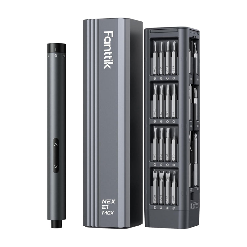 Fanttik E1 Max 3.7V electric screwdriver set (gray) - Image 1