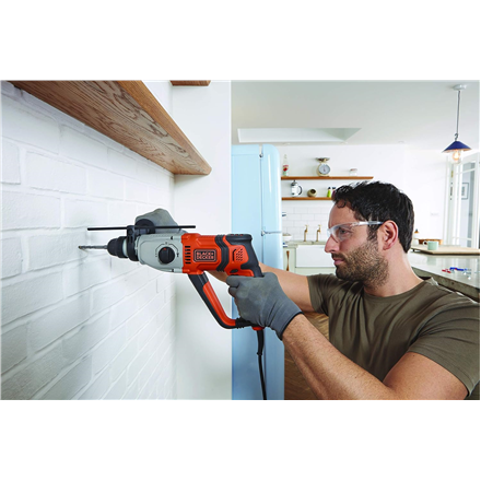 BLACK & DECKER Hammer drill, SDS-plus | BEHS02K-QS | 800 W