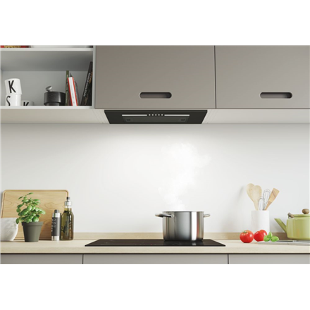 Candy | Hood | CPY5MBG | Canopy | Energy efficiency class C | Width 52 cm | 298 m³/h | Mechanical control | LED | Black 