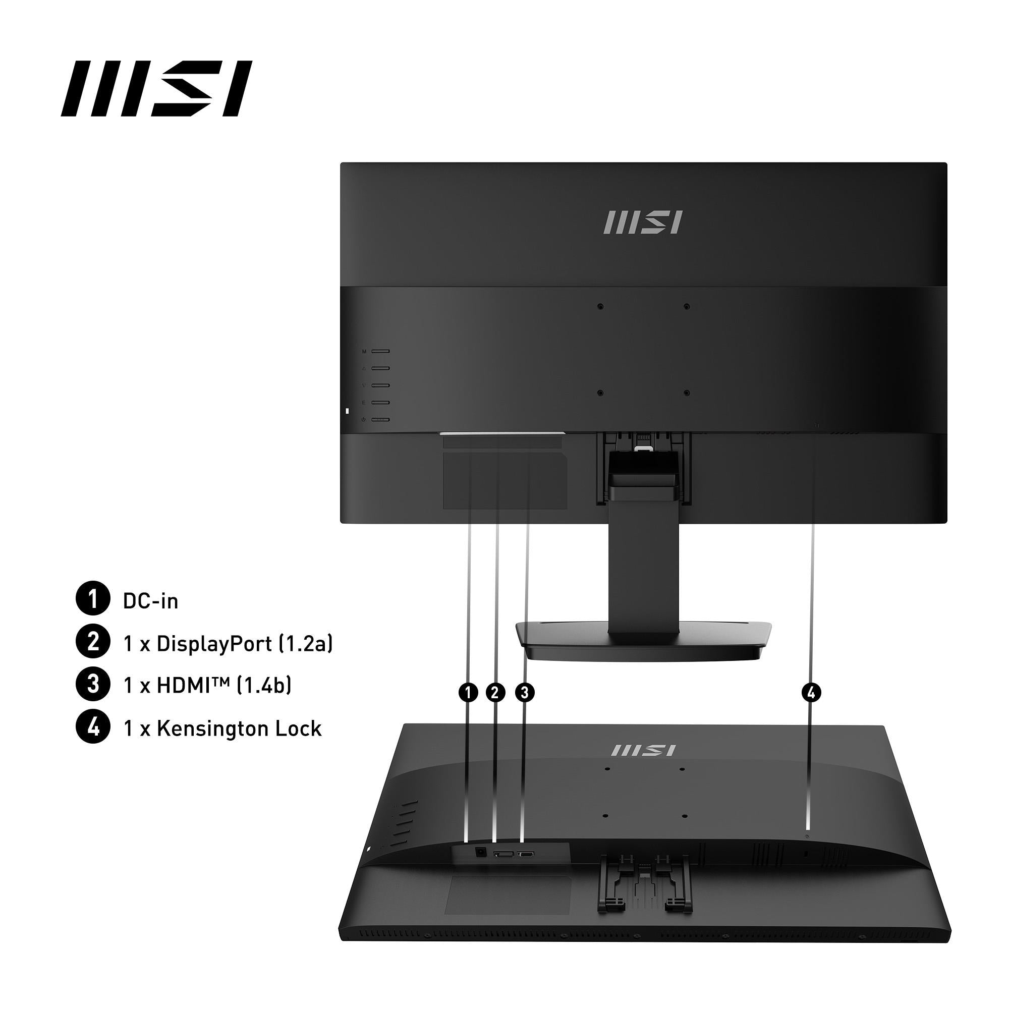 MSI PRO MP2412 Monitors
