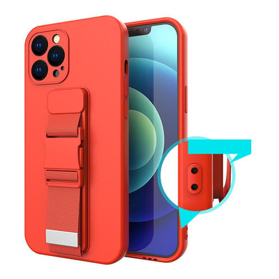 Rope Case Silicone Lanyard Cover Purse Lanyard Strap For Samsung Galaxy S22 Ultra Navy — Hurtel