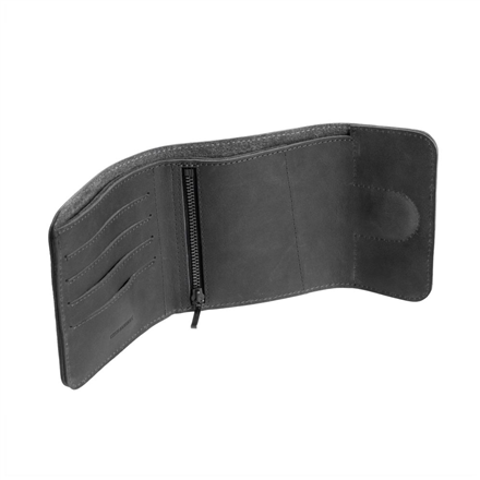 Fixed | Classic Wallet for AirTag | Apple | Genuine cowhide | Black | Dimensions of the wallet : 11 x 11.5 cm; Closing o