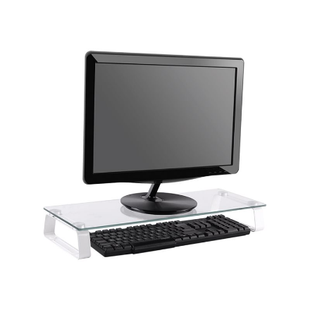 Logilink BP0027 Tabletop monitor riser, glass | Logilink